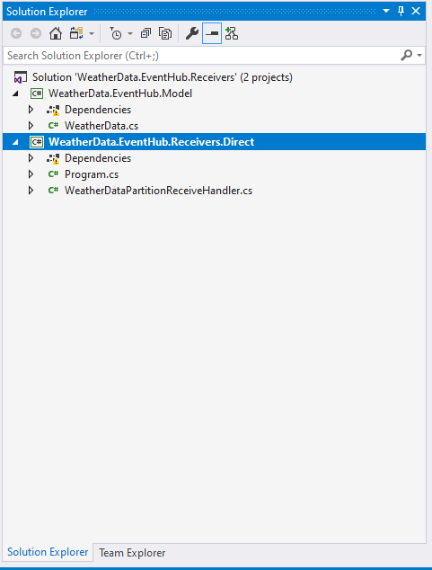 Receiving Event Data From An Azure Eventhub